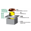 Zakończenie systemu kominowego SKC-C Ø 200mm - wariant 6